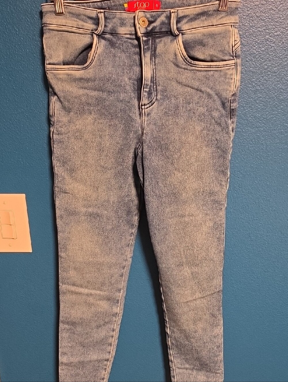 Colombian Stop Women's Light Wash Skinny Jeans